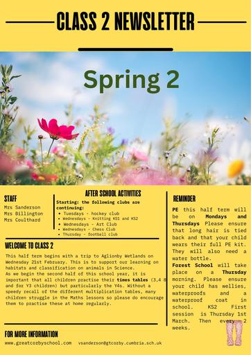 C2 Spring 2 Newsletter (2)