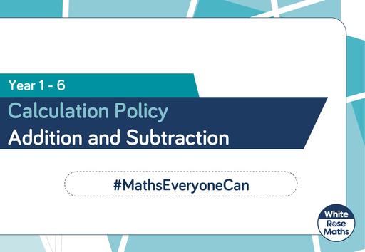 WRM Addition Subtraction Calculation Policy July 2022