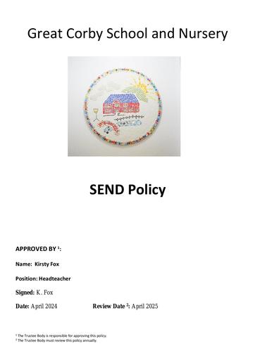 SEND Policy 2024/2025