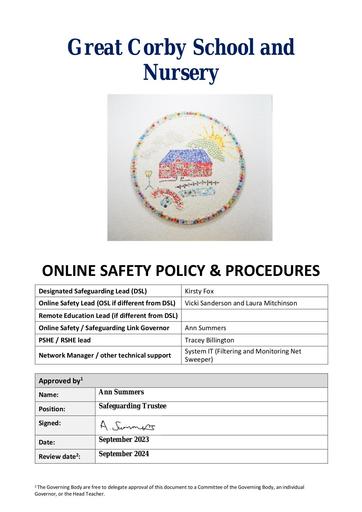 Online Safety Policy 2023