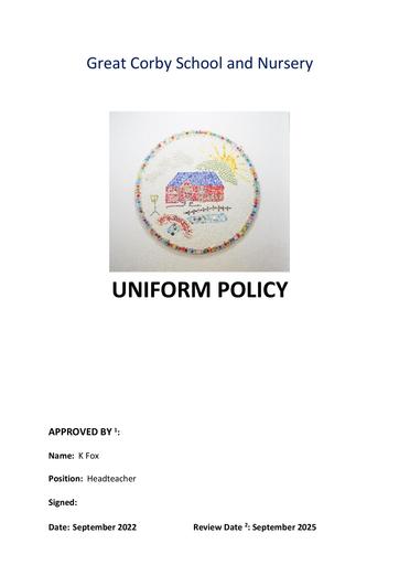 Uniform Policy 2022